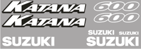 Dekorkit Suzuki GSX 600 Katana -03