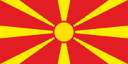 Flagga Makedonien