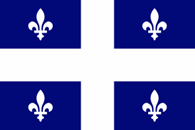 Flagga Quebec