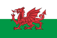 Flagga Wales