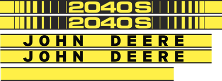 Dekalsats John Deere 2040 S