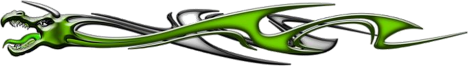 Extreme dekorsats DragonHead 101 Green