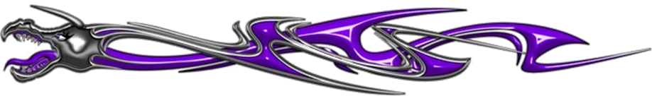 Extreme dekorsats DragonHead 109 Purple
