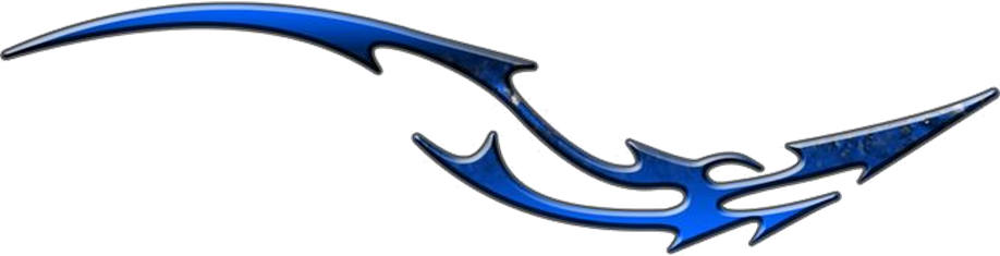 Extreme dekorsats DragonTail 100 Blue