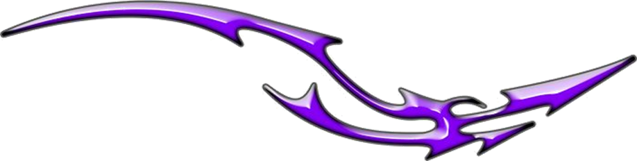 Extreme dekorsats DragonTail 104 Purple