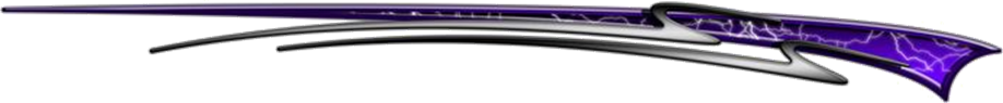 Extreme dekorsats Lightning 102 Purple