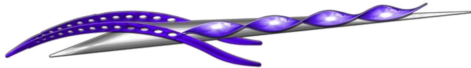 Extreme dekorsats Twister 107 Purple