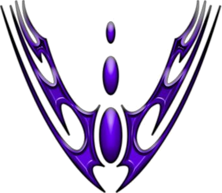 Extreme dekorsats Falcon hood 100 Purple