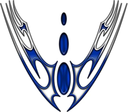 Extreme dekorsats Falcon hood 103 Blue