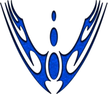 Extreme dekorsats Falcon hood 107 Blue