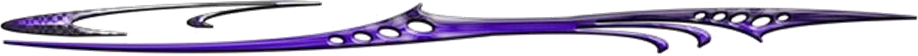 Extreme dekorsats Feather 105 WH Purple