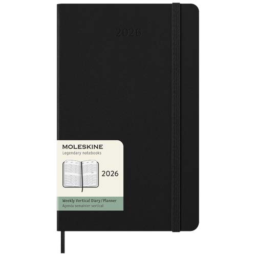 Moleskine inbunden 12-månaders L vertikplanerare