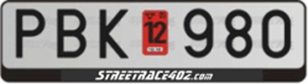 Skylthållare Streetrace402.com