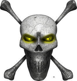 Extreme_Skull Bone_skull_w_crossbones Yellow