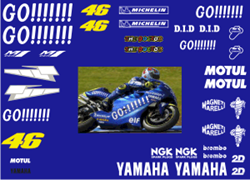 Dekorkit Yamaha Go Race Dekalset