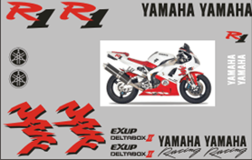 Dekorkit Yamaha R1 Dekalset -98
