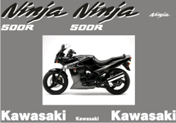 Dekorkit Kawasaki Ninja 500 R -05