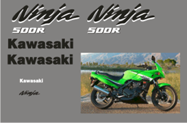 Dekorkit Kawasaki Ninja 500 R -06