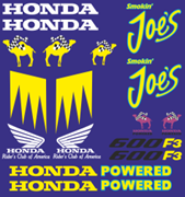 Dekorkit Honda Smokin Joe 600 F3