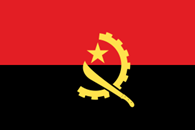 Flagga Angola