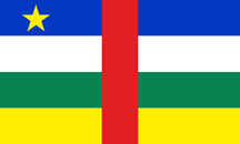 Flagga Centralafrikanska republiken