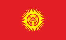 Flagga Kirgizistan