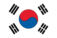 Flagga Sydkorea