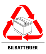 Miljö Bilbatterier