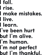 I fall. i rise. i make mistakes