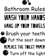 Bathroom Rules