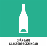 Märkning ofärgade glasförpackningar