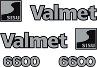 Dekorsats Valmet 6600